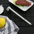 thumbnail image 3 of KAKOWELY Large Stainless Steel Spoon Serving Utensils Silver 4Pcs, 3 of 10