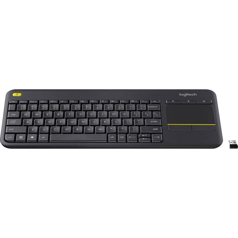 Logitech K400 Plus Wireless Touch Keyboard - Quiet, Flat