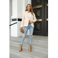 thumbnail image 3 of Womens Casual Blazers Long Sleeve Lapel Button Slim Work Office Blazer Jacket, 3 of 7