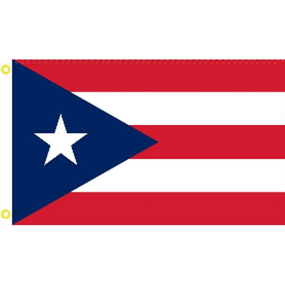 Puerto Rico Dark Blue 5'X8' Flag Rough Tex® 68D