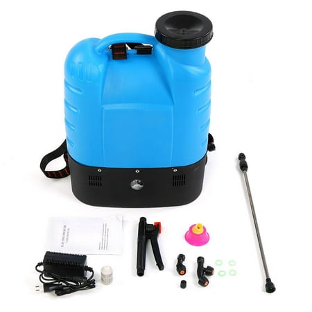 NOREF Garden Backpack Sprayer, Garden Spray Pressure Bottle, 16L Electric Backpack Type Agricultural High Pressure Sprayer Gardening Tool 110V US