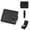 Black, variant on Men's Short Wallet with Snap Closure, 7 Card Slots & Coin Pocket - PU Leather, 2 Colors