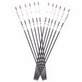 YTBW 12X 32 Inch Carbon Arrows Spine 500 78Mm Turkey Feather F