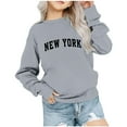 thumbnail image 2 of IFNND Girls Casual Long Sleeve Sweatshirt Letter Printed Winter Long Sleeve Tops Shirts Clothes Crewneck Pullover, 2 of 4