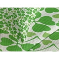 thumbnail image 4 of Ambesonne Irish Quilted Bedspread Set 3 Pcs, Gaelic Nature Clovers, Queen Size, Lime Green Pistachio, 4 of 5