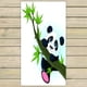 thumbnail image 1 of ABPHQTO Toallas de árbol de escalada de panda gigante muy bonitas, toalla de Spa de mano de viaje para piscina de baño de playa 75x140 cm, 1 of 1