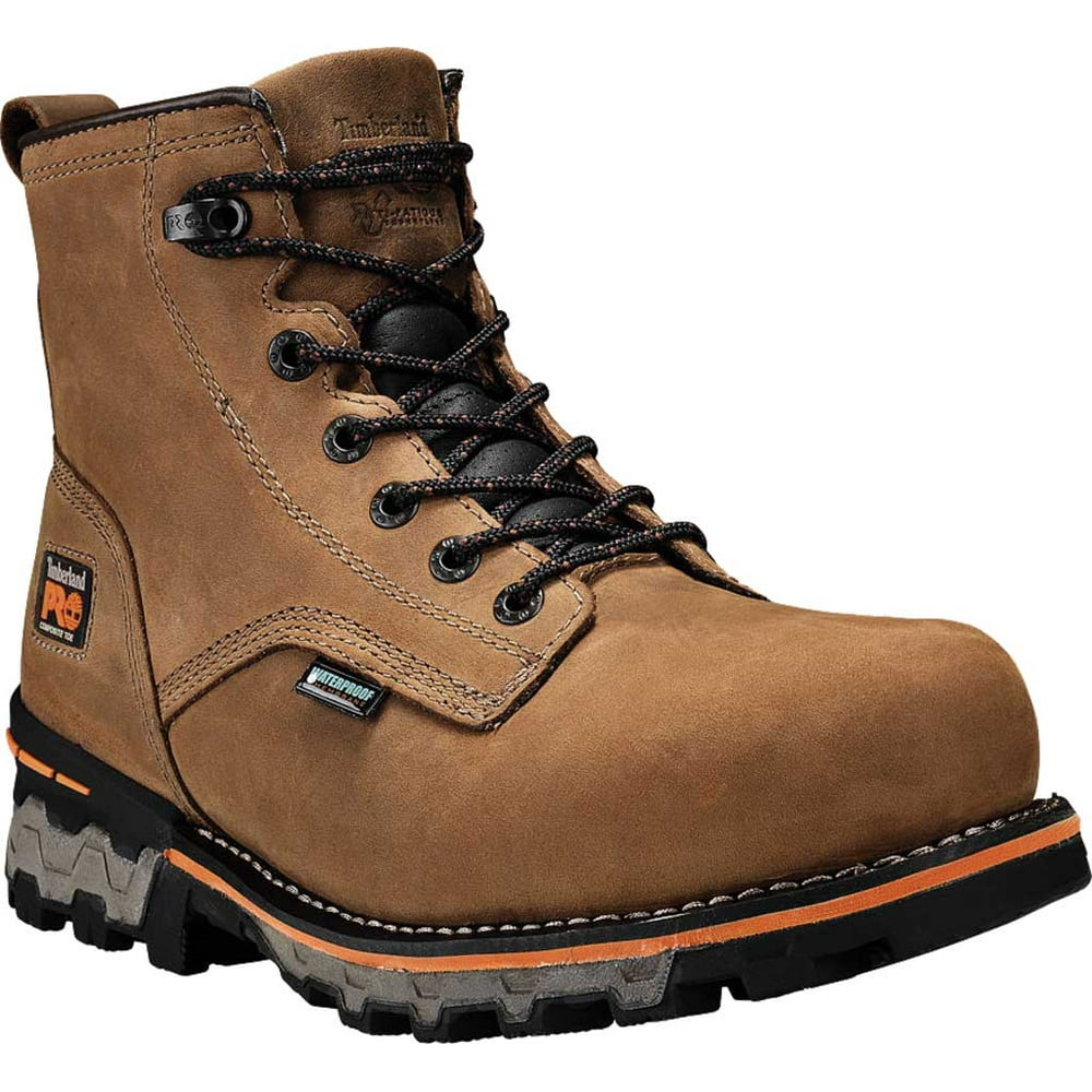 timberland pro men's boondock waterproof composite safety toe work boots