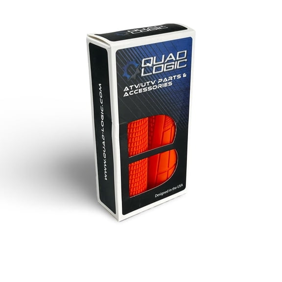 Polaris Can-Am and More Universal ATV Standard 7/8" Handlebar Grips (Orange)