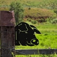 thumbnail image 5 of Peeping Metal Art Outdoor Decor, Farmhouse Cute Animal Statue for Fence Tree, Metal Wall Sculpture Yard Art Decorations for Outdoor Garden Farm Backyard Patio Lawn, 5 of 5