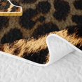 thumbnail image 5 of Manfei Leopard Print P Personalized Initial Quilt King for Teens Female,Girls Vintage Bowtie Cheetah Print King Coverlet Set, 5 of 7