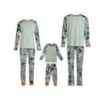 thumbnail image 4 of Aunavey Family Pajamas Matching Sets Halloween Pumpkin Bat Ghost Matching Pjs Sleepwear, 4 of 8