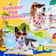 thumbnail image 4 of Bandanas para perros Chunful Summer Hawaiian, 50 unidades, poliéster, 4 of 7