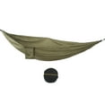 thumbnail image 2 of Camping Hammock, Lightweight Double Hammock  For Backpacking For Travel Army Green, 2 of 8