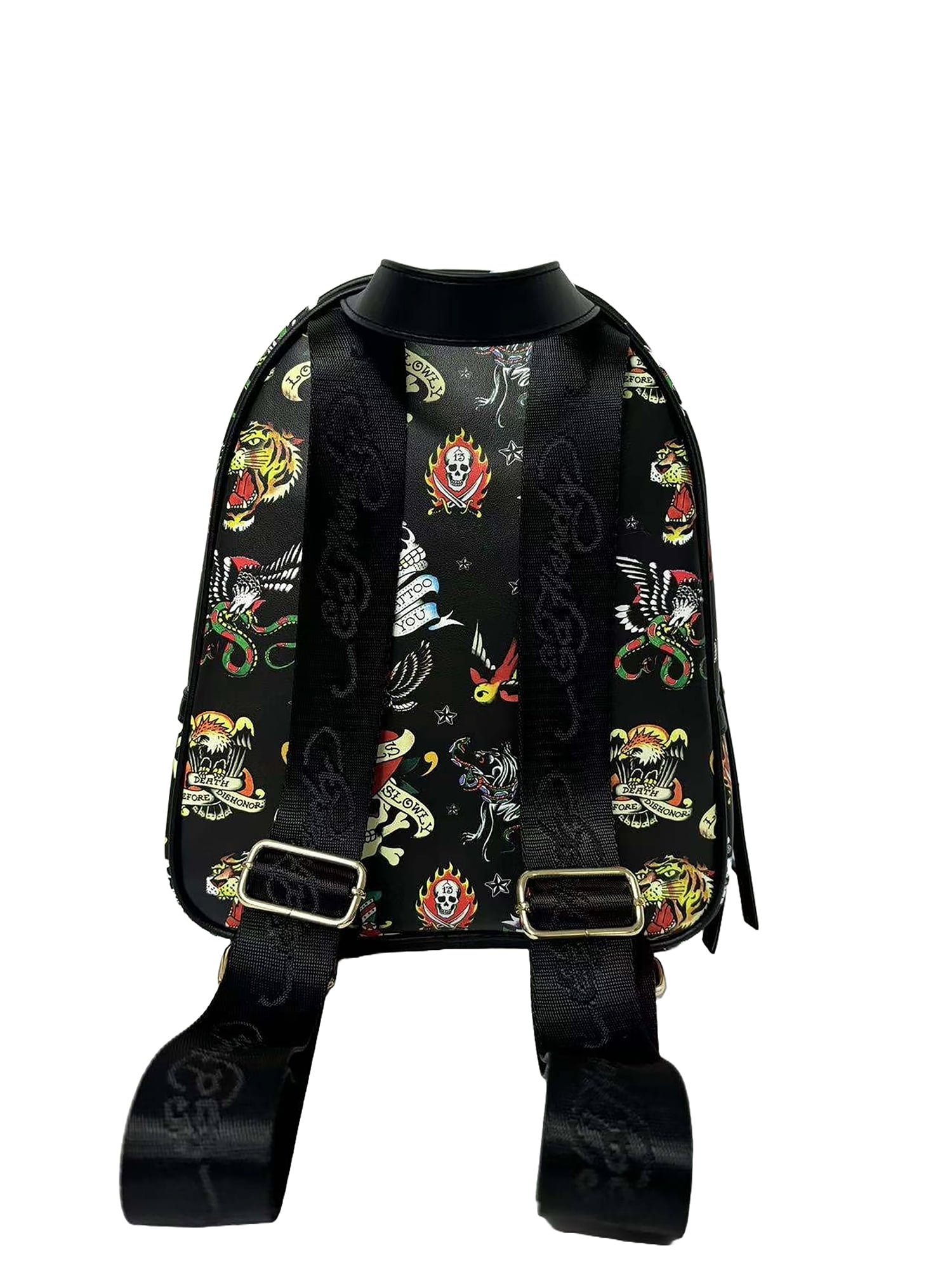 Ed Hardy Women's Cara Tattoo Print Backpack, Multicolor