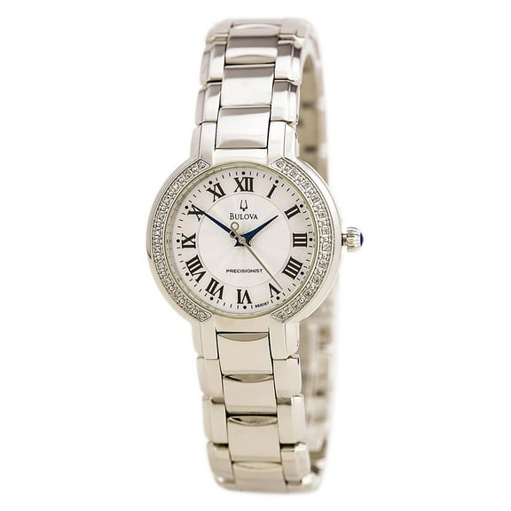 96R167 Women's Fairlawn Precisionist Diamond MOP Dial Steel Bracelet Watch