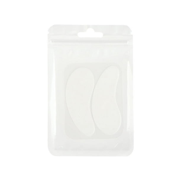 Almohadillas para extensiones de pestañas debajo de los ojos, suaves, de silicona, para uso doméstico en salones de belleza, herramienta de elevación de pestañas. Blanco
