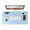 Baby Blue, variant on Large Mouse Pad,Office Desk Mat, Leather Desk Pad Protector, Non-Slip PU Leather Desk Blotter, Laptop Desk Pad