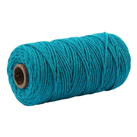 

MPWEGNP Colorful Cotton Rope Diy Hand Woven 3mm Thick Cotton Rope Woven Tapestry Rope Tied Rope