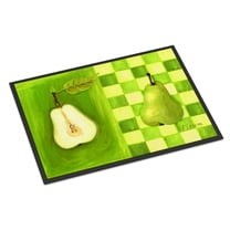 Carolines Treasures WHW0121JMAT Pear by Ute Nuhn Doormat 24x36 36"L x 24"W multicolor