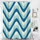 thumbnail image 4 of Billuyoard Cortina de ducha con ondas japonesas, cortina impermeable, juego de cortinas de baño con ondas marinas geométricas con 12 ganchos Juegos de accesorios de baño Numero 3 Billuyoard HA044691-03, 4 of 6