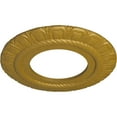 thumbnail image 3 of Ekena Millwork 9"OD x 4 1/2"ID x 1/2"P Claremont Ceiling Medallion (Fits Canopies up to 5 5/8"), Hand-Painted Pharaohs Gold, 3 of 7