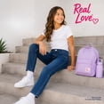 thumbnail image 6 of Real Love Girls’ Jeans – 2 Pack Stretch Denim Pull-On Skinny Fit Jeggings (7-16), size 10, Dark Bows/Medium, 6 of 7