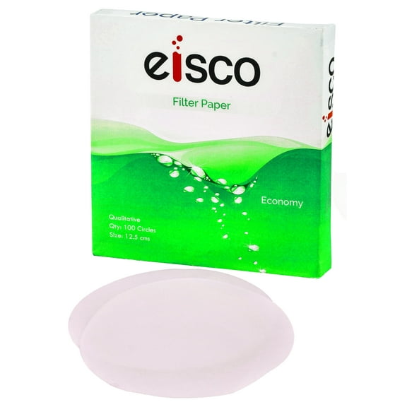 Eisco Labs Qualitative Filter Paper, 11cm, Pack of 100