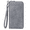Blue-Butterfly, variant on Coffee Color Vegan Leather Butterfly Embossed Women's Wallet Wristlet