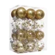 thumbnail image 3 of 24 bolas de Navidad de plástico transparente de 6/8 cm para decoración de fiestas de árboles de Navidad, colgantes de esferas de Navidad para Año Nuevo 2024, 3 of 5