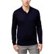 thumbnail image 1 of Club Room Mens LS Knit Polo Sweater, Azul, Pequeño Club Room Polo, 1 of 2