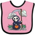 thumbnail image 3 of Inktastic Halloween Trick or Treating Cute Grim Reaper Boys or Girls Baby Bib, 3 of 4