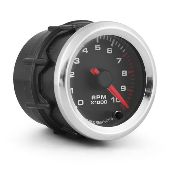 2" 52mm LED Backlight Auto Tachometer Gauge 10000RPM for 4-6-8 Cylinder Automotive Tachometer Gauge