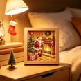 thumbnail image 5 of Christmas DIY Color Diamond Art Kits for Adults, Santa Claus Snowman Teddy Bear Crystal Bead Art Set, 3D Embossed Handmade Canvas Art, Home Wall Table Decor, Stress Relief Craft & Xmas Holiday Gift, 5 of 9