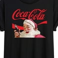 thumbnail image 3 of Coca-Cola - Santa Closeup Coca Cola Logo - Juniors Ideal Flowy Muscle T-Shirt, 3 of 5