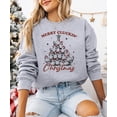 thumbnail image 4 of Merry Cluckin Christmas Sweatshirt for Women and Teens Funny Chicken Xmas Tree Pullover Gray Sweatshirt Adult X-Large, 4 of 4