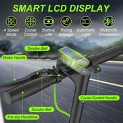 Electric Scooter Adults, Folding E Scooter with 350W Motor 19 Mph Top Speed, Max 22 Miles Long Range, 8.5 Tires Commuting Scooters with Dual Brake System, APP for Commuting Travel&Campus