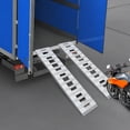 thumbnail image 5 of YIYIBYUS 2PCS Aluminum Trailer Ramps with Top Hook Attaching End, Heavy-Duty Truck Car Auto Trailer Ramps 6800 Lbs Capacity, Universal Loading Ramp for Truck Auto,Tractor, Motorcycle, 5 of 19