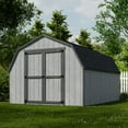 thumbnail image 3 of Little Cottage Co. 10x14 Value Gambrel Barn with 4 ft. Sidewalls, Outdoor Wood Storage Shed Do-It-Yourself Precut Kit, 3 of 13
