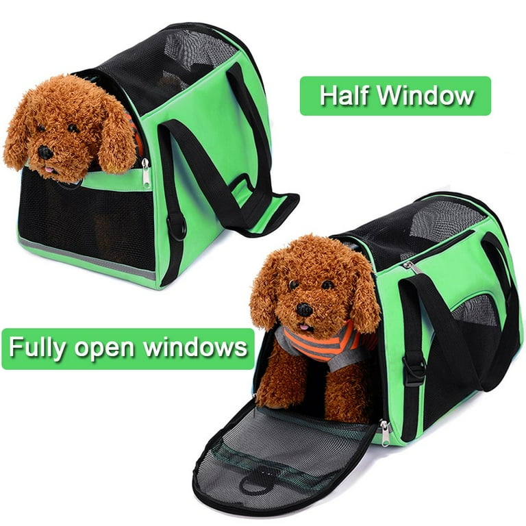 Pet Sided Carrier for Dogs Cats Travel Bag Folding Carrier Bag Collapsible Crate Tote Handbag Pet Sided Carrier for Dogs Cats Travel Bag Folding Carrier Bag Collapsible Crate Tote Handbag