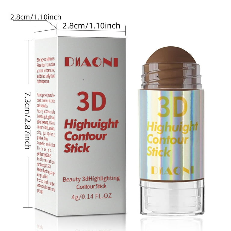 Kokovifyves Portable Size Repair Stick Suitable for Beginners Matte Decorate Facial Contours
