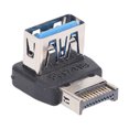 thumbnail image 1 of USB 3.2 Type E 90 Degree Front Panel Connector, 10Gbps Speed, Lossless Signal Transmission, for NZ XT B550 Motherboard Upgrade with Multi Layer Circuit, 1 of 7
