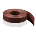 thumbnail image 3 of SEARCHI Weather Strippin, Silicone Door Seal Strip Sticker Adhesive for Door Window 16Ft Long, Brown Width 25mm, 3 of 7