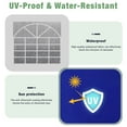 thumbnail image 4 of Summit Living 16'X32' Party Tent Outdoor Event Shelter Canopy - White and Blue, 4 of 10
