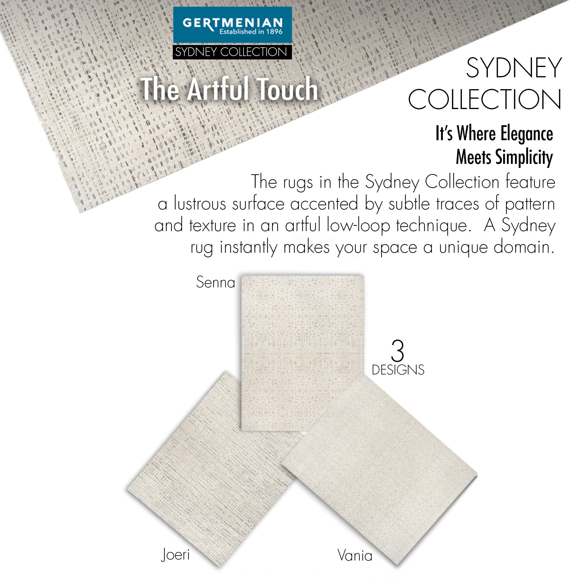 Gertmenian Sydney Senna Bohemian Moroccan Cream Area Rug, 6x9