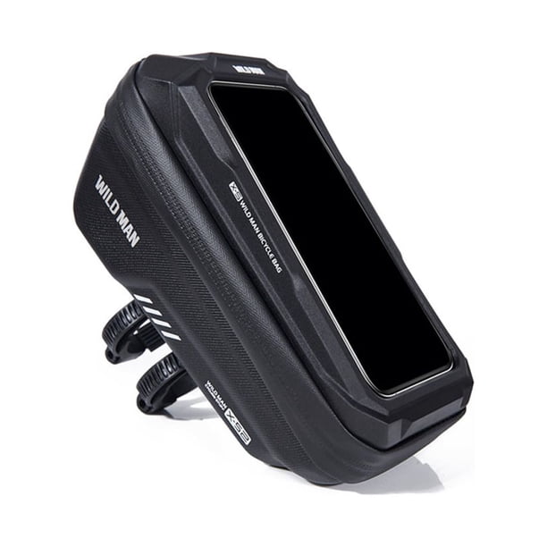 Bolsa para cuadro de bicicleta de montaña Yuarrent impermeables para sillín tubo gran capacidad Negro