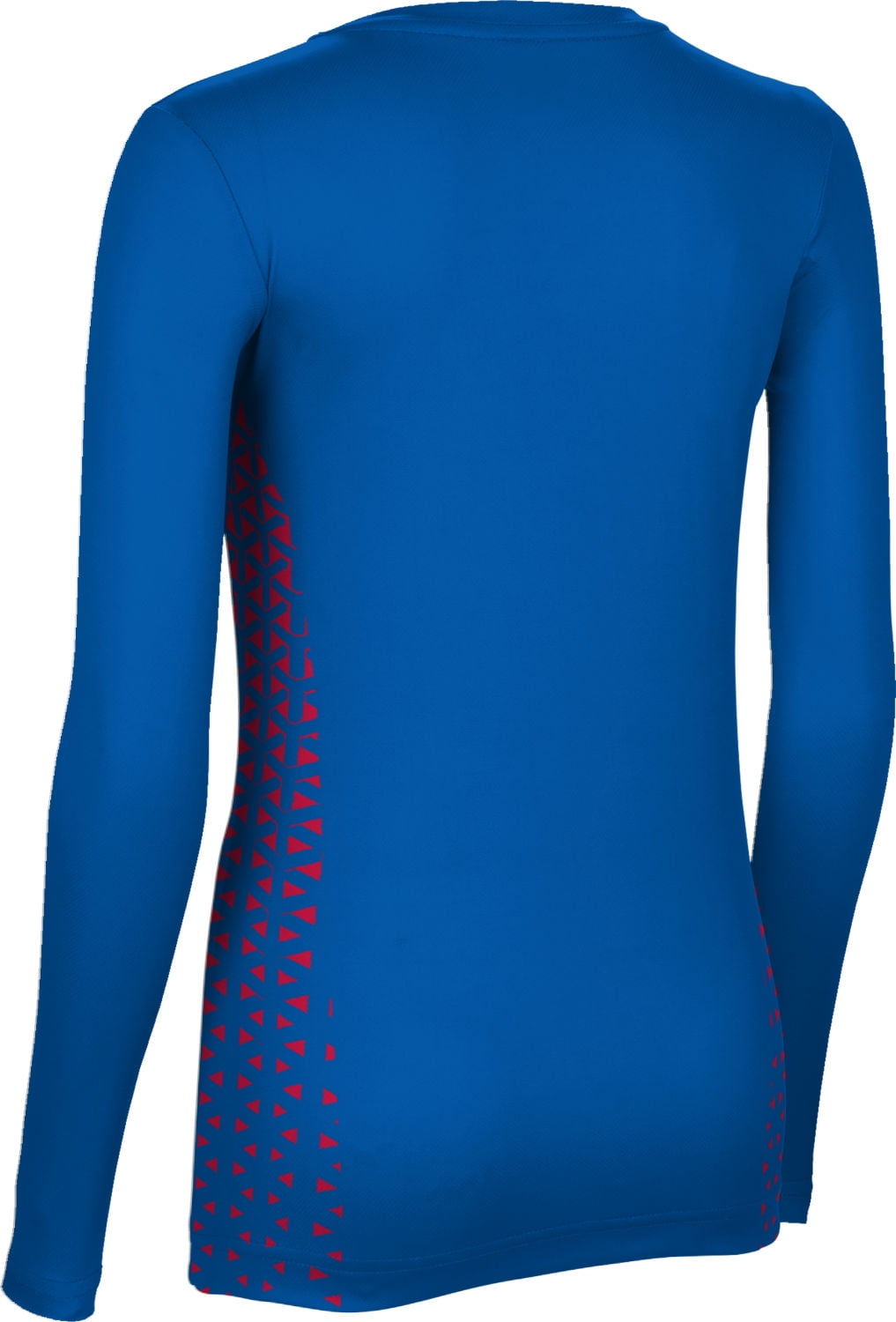 Geometric ProSphere Elizabeth City State University Mens Long Sleeve Tee