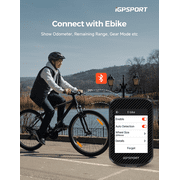 iGPSPORT BSC300T Wireless Bike Computer GPS, Touchscreen MAP Navigation Off Course Warning for Road Gravel Bike
