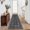 Black, variant on Assaile Luxury Bohemian Brown 8'x10' Area Rugs with Exotic Floral Stripes, Soft Low Pile Non Slip Living Room Carpet, Machine Washable