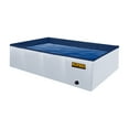 thumbnail image 6 of Plastic Dog Pool 37" x 24" Inches Rectangular Foldable Portable Outdoor Grooming Kiddie Pool For Dogs Grey - Medium, 6 of 7