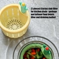 thumbnail image 6 of Mskk Sink Food Residue Strainer Basket, Removable Kitchen Sink Drain Filter, Anti‑Clog Sink Garbage Catcher for Vegetable Peels Food Scraps, Easy‑Clean Drain Strainer for Household Kitchen Sink, 6 of 8